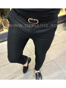 Pantaloni barbati eleganti negri B5391 B2 4-5